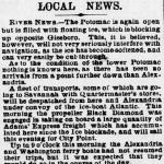 Image of newspaper article, <i>Evening Star</i>, February 1, 1865